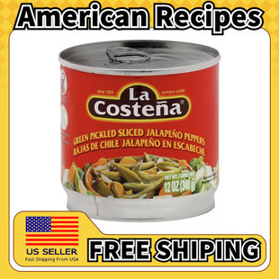 美国直邮La Costena Sliced Jalapeno Peppers 墨西哥胡椒340/794