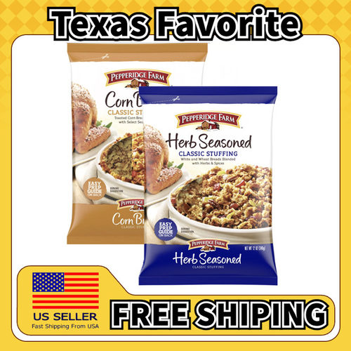 美国直邮Pepperidge Farm Corn Bread Stuffing 玉米面包馅料2包