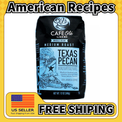 美国直邮CAFE Olé by HEB德克萨斯山核桃胶囊研磨咖啡340g