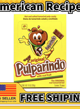 美国直邮De La Rosa Pulparindo 罗望子糖墨西哥咸辣味糖果280g