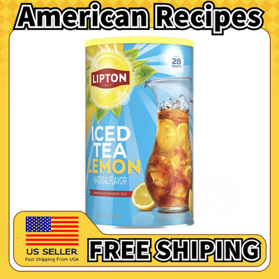 美国直邮Lipton Unsweetened Iced Tea Mix 立顿无糖速溶冰茶粉