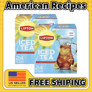 美国直邮Lipton Family Size Iced Tea Bags 立顿冰茶袋24包*2盒