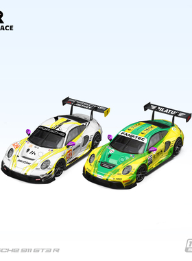 SR 1:64 STAR RACE 保时捷911 GT3 R 288号赛车涂装 合金模型