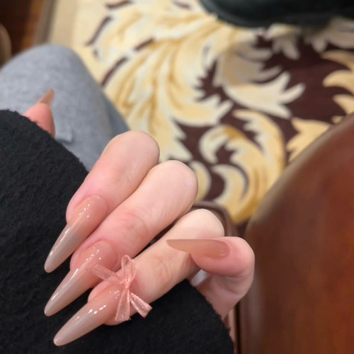 纯手工穿戴甲嬛嬛裸丝绸蝴蝶