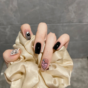 假指甲可取可带多巴胺辣妹美甲穿戴甲可拆卸假指甲手工光疗甲片