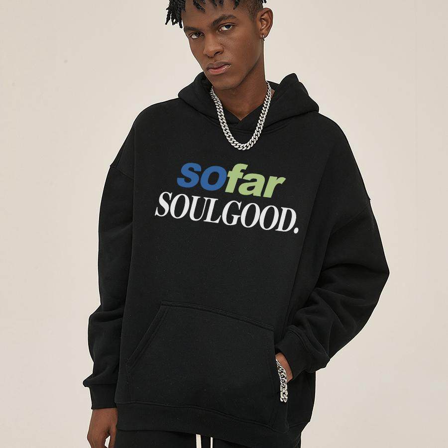 连帽秋冬加绒卫衣美式复古宽松