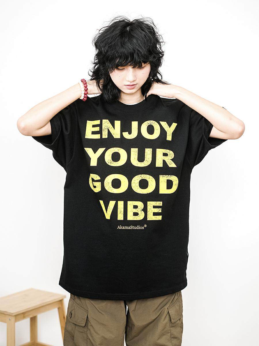 美式重磅320克做旧字母数码直喷印花小领口短袖宽松休闲T恤男女潮