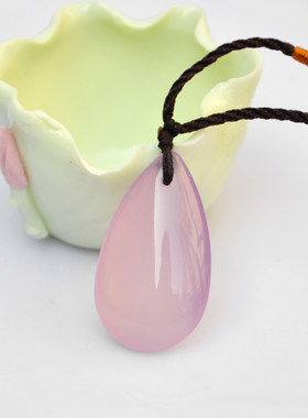 正品陕西西安冰花芙蓉玉水滴形吊