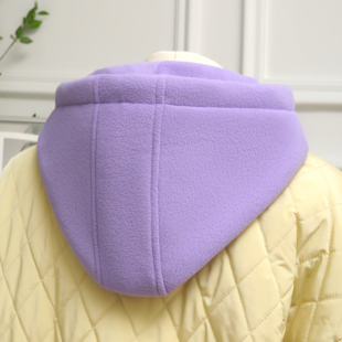 可拆卸帽子单买摇粒绒帽子单独假帽子配外套棉服羽绒服的独立帽子