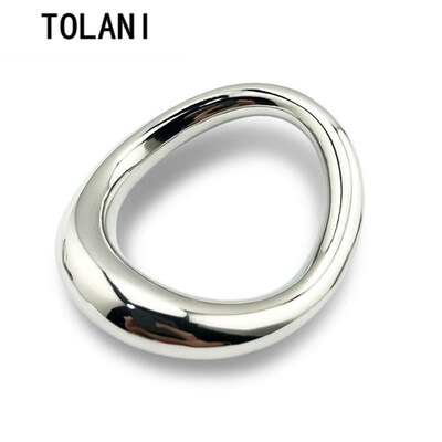 6 Sizes Stainless Steel Cock Ring for Men Curves Cockring St