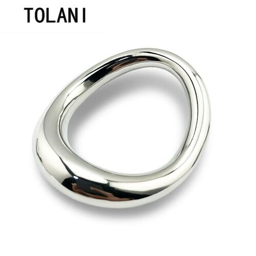 6 Sizes Stainless Steel Cock Ring for Men Curves Cockring St