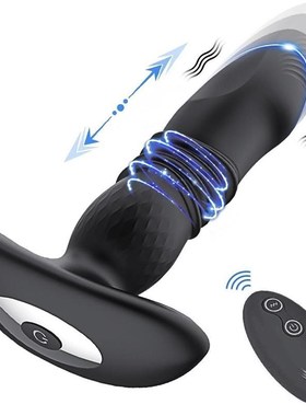 Telescopic Vibrating Butt Plug Anal Sex Toys for Women Vibra