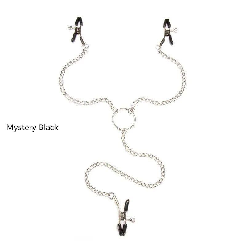 Women Metal Nipple Clamps Fetish Erect Boob Clit Enlarged