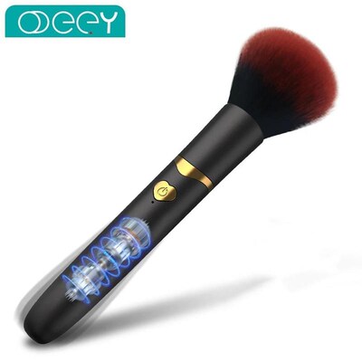 Makeup Brush G Spot Vibrator Sex Toys Powerful Vibrating Vag