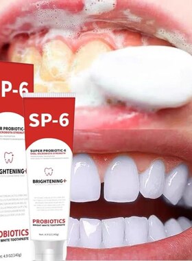 140g SP-6 Probiotic Toothpaste Whiten Tooth Remove Plaque Pr