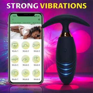 App Controlled Anal Vibrator for Men Vibrating Prostate Man