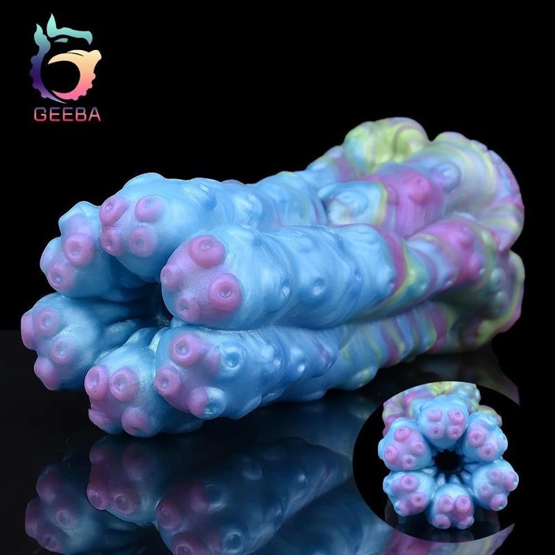 Faux Octopus Tentacle Male Masturbator Soft Silicone Sex Toy