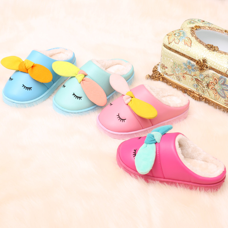 Pantoufles enfants en autre pour hiver - semelle caoutchouc - Ref 1004865 Image 3