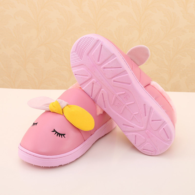 Pantoufles enfants en autre pour hiver - semelle caoutchouc - Ref 1032064 Image 3