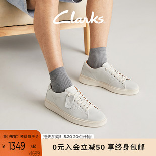 街头潮流运动鞋 Clarks其乐艺动系列24年新品 小白鞋 男款 休闲滑板鞋
