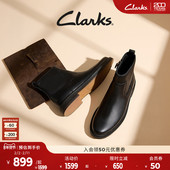 Clarks其乐Clarkdale Boot男鞋 英伦风百搭切尔西靴复古生胶底短靴