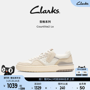 拼色厚底休闲运动板鞋 新款 Lo男鞋 Clarks其乐Courtlite2