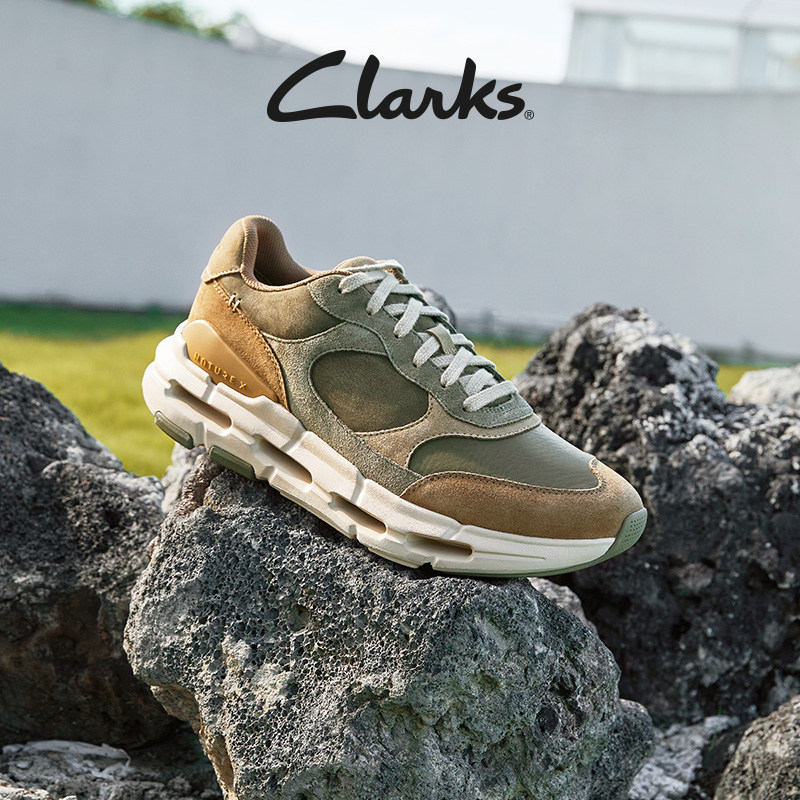 clarks其乐NXE Ace男鞋早秋潮流舒适厚底增高运动休闲老爹鞋男