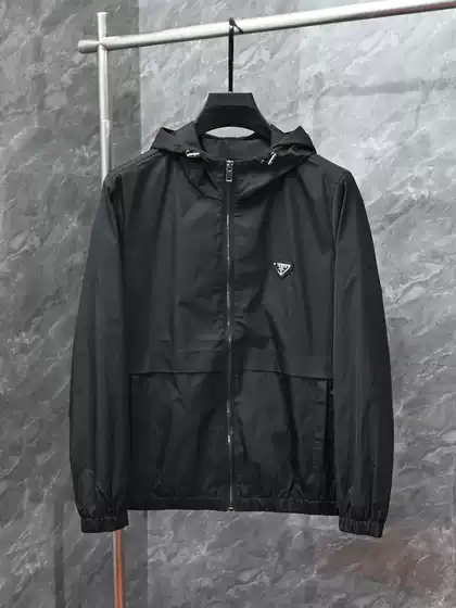 Spring and Autumn New Solid Color Jacket for Men, European Style Light Luxury Trendy Brand, Slim Fit, Youth, Large Size, High-Quality Hooded Coat
