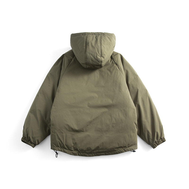 南夏FORN3日潮简约连帽棉服外套冬季新款cityboy宽松阔版加厚棉衣,男装棉衣,电商S006（B521）