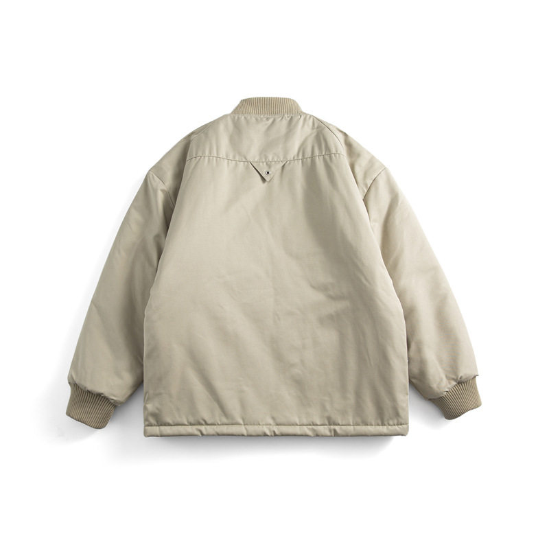 南夏FORN3日潮工装棒球领棉服男外套冬季新款加厚宽松休闲棉衣,男装棉衣,电商S006（B521）