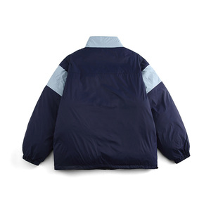 南夏乔装2025冬新款拼色立领多口袋棉服日系潮流青年宽松棉衣男图片