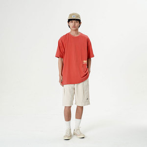 南夏乔装2025夏季新款男士字母印花圆领cityboy短袖日潮休闲T恤图片