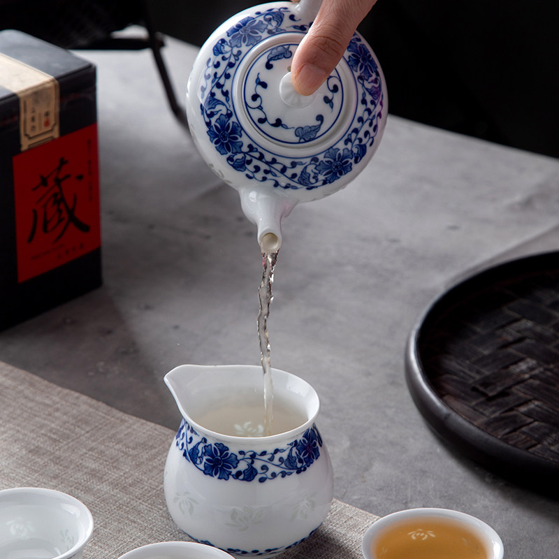 Red leaves Official Flagship store Jingdezhen high temperature Porcelain Exquisite teacup Yan value Ceramic cup suit tea set householdin the Tableware , Tea set , Teapot  category - from Buy2taobao.com to provide professional Taobao agent buy service