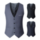 西服马夹背心男春秋季 男士 修身 马甲薄款 休闲英伦风伴郎小坎肩 西装