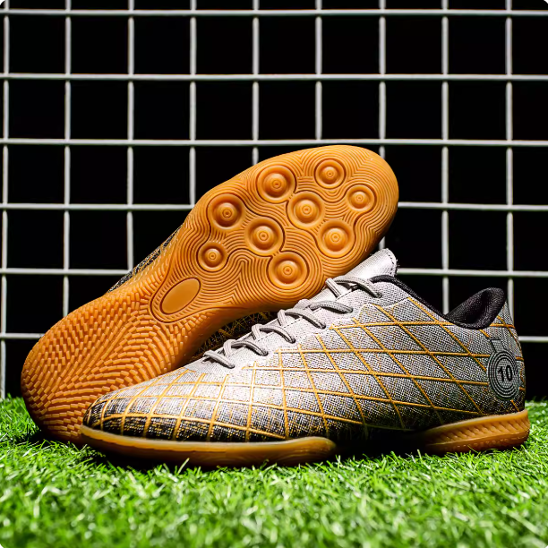 青少年足球鞋牛筋底硬地平底室内五人制儿童训练鞋大码城市机能鞋