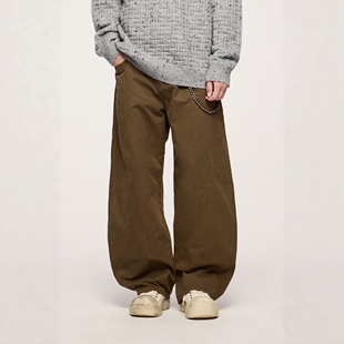 Glowing Box 2025AW 阿苏特染弯刀工装裤纯棉复古BoxyFit休闲裤