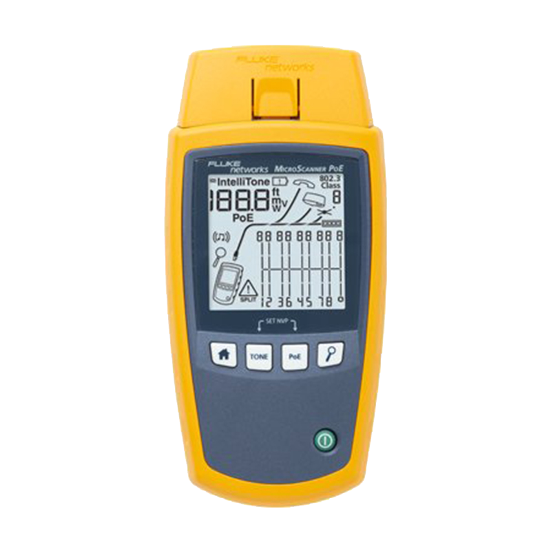 FLUKE福禄克MicroScanner²网络测线电缆检测仪电缆故障仪断点寻找