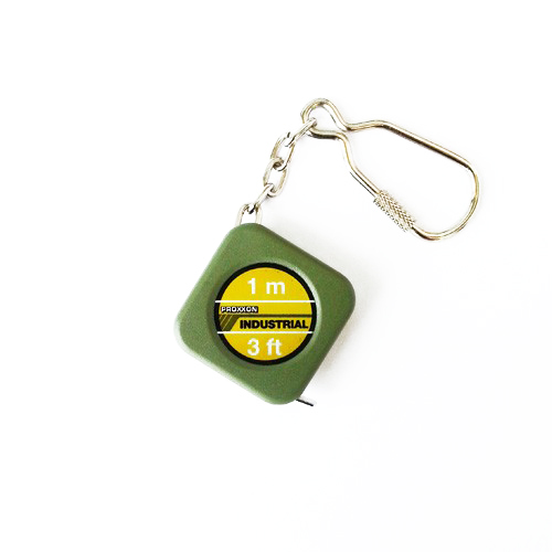 Proxxon卷尺迷你1米钥匙扣便携