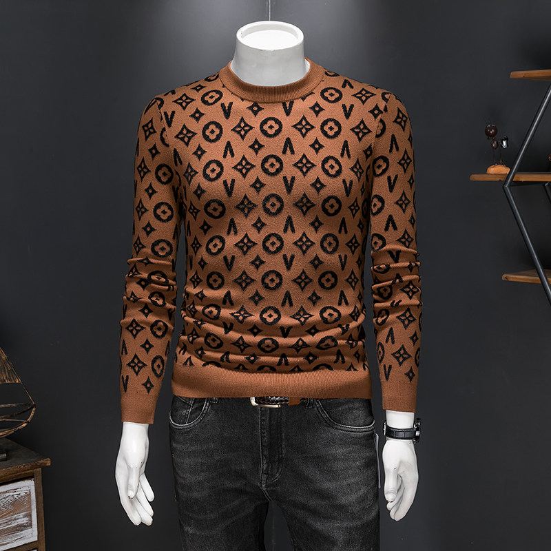 123383莉莉家天鹅绒羊毛衫毛衣加厚打底针织衫P135,男装针织衫/毛衣,电商D207