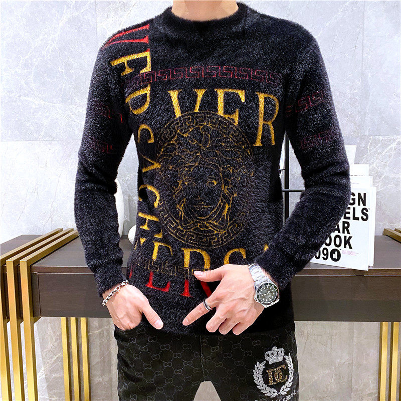 21801 莉莉家主推大货水貂绒衫毛衣 P135 控188 有4XL 可穿210斤图片