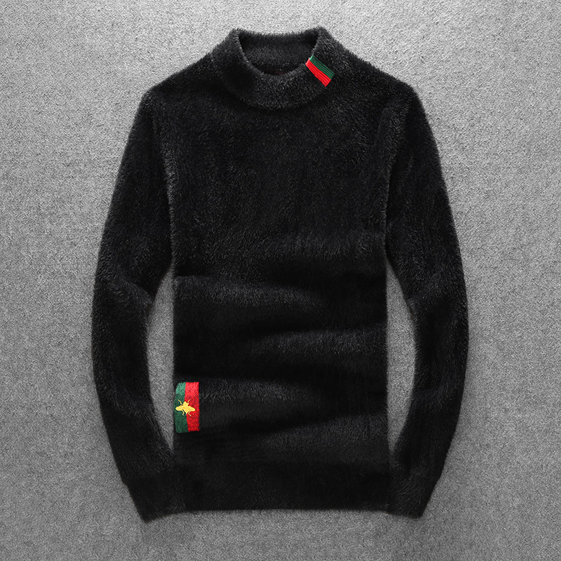 21816 莉莉家主推大货水貂绒衫毛衣 P135 控188 有4XL 可穿210斤图片
