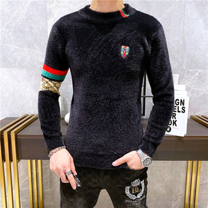 21817 莉莉家主推大货水貂绒衫毛衣 P135 控188 有4XL 可穿210斤图片