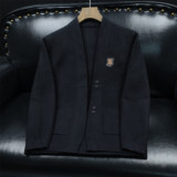 KS106P108主推长期款秋冬针织开衫针织外套刺绣开衫外套毛衣，男装针织衫/毛衣，电商D207