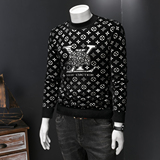 C7802P145只有XXL3XL天鹅绒冬长袖羊毛衫毛衣针织衫打底衫，男装针织衫/毛衣，电商D207