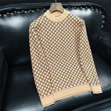 23008P135秋冬长袖羊毛衫毛衣针织衫套头打底衫，男装针织衫/毛衣，电商D207