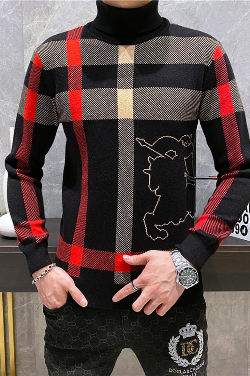 21002莉莉家主推备大货秋冬羊毛衫P135控188有4XL可穿210斤,男装针织衫/毛衣,电商D207