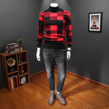 2808P135长期款秋冬长袖羊毛衫毛衣针织衫套头打底衫，男装针织衫/毛衣，电商D207