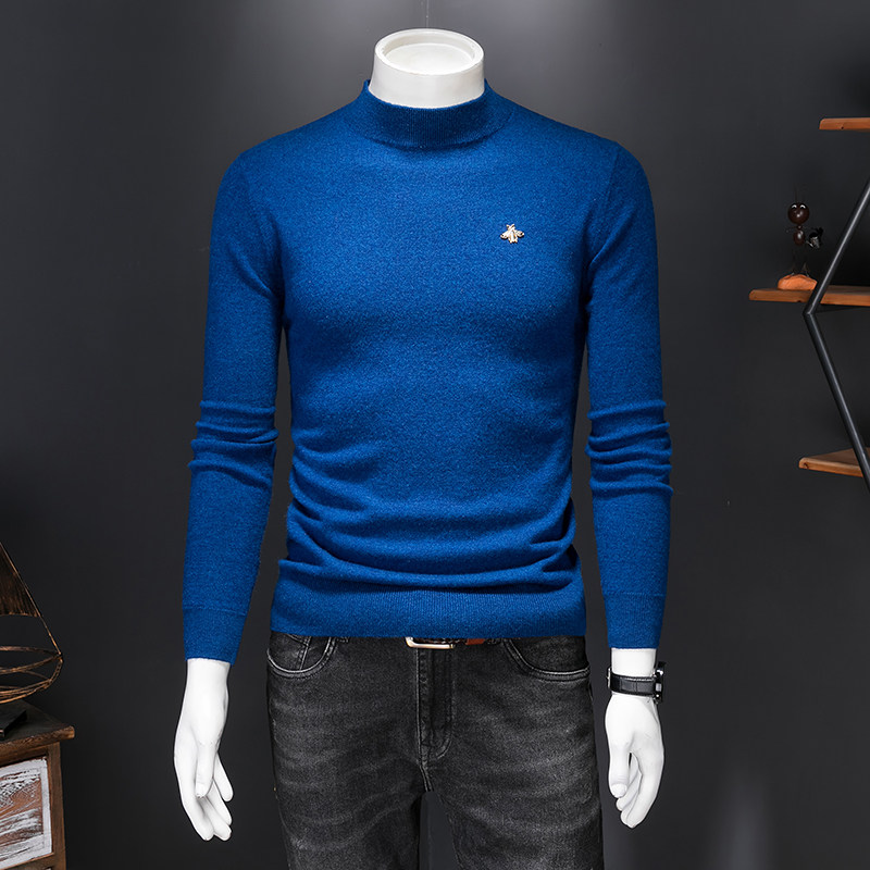 6617莉莉家纯羊毛全羊毛衫保暖毛衣P165有4XL可穿210斤，男装针织衫/毛衣，电商D207