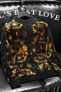 21807 莉莉家不断货主推貂绒衫毛衣 P135 控188 有4XL 可穿210斤图片