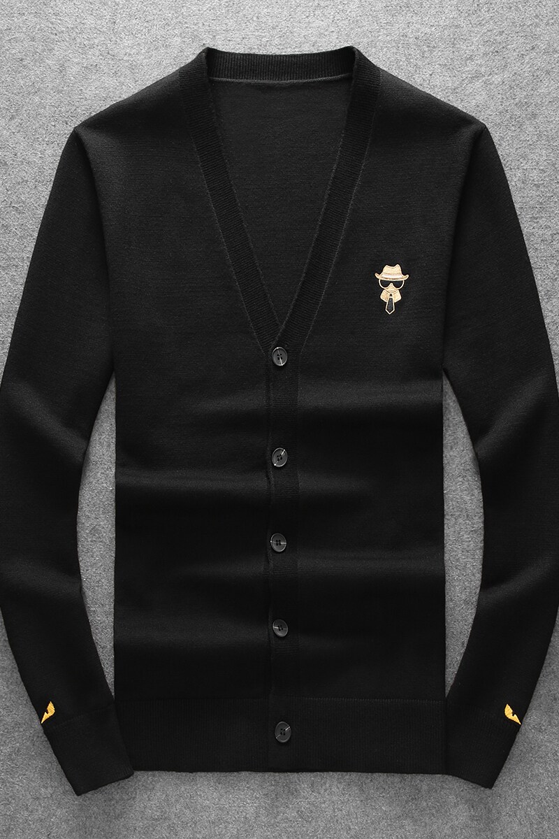 L24511P145不断货备货充针织刺绣开衫外套毛衣外套开衫,男装针织衫/毛衣,电商D207